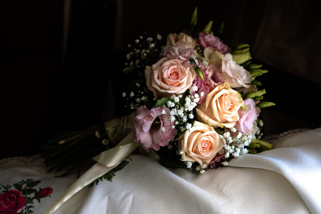 Fotografie de eveniment, nunta, buchet